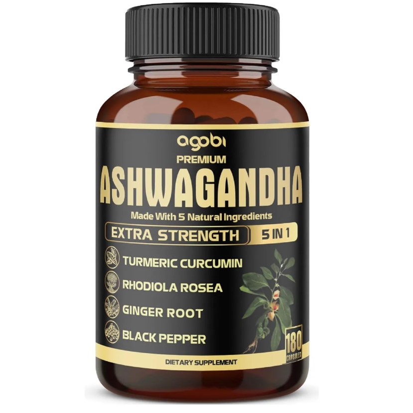 AGOBI PREMIUM - ASHWAGANDHA 5200 MG 180 CAPSULAS - 1