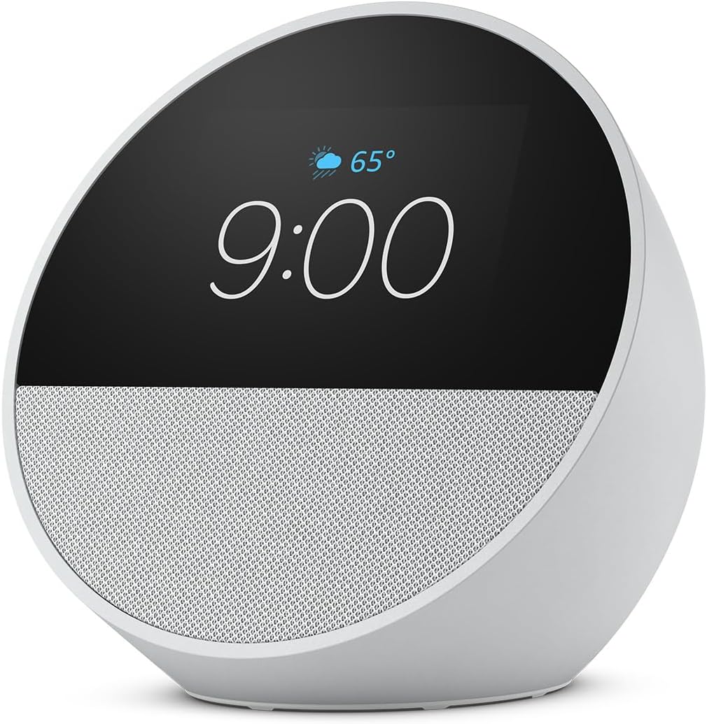 AMAZON ECHO SPOT BOCINA INTELIGENTE 2024 COLOR BLANCO - 1
