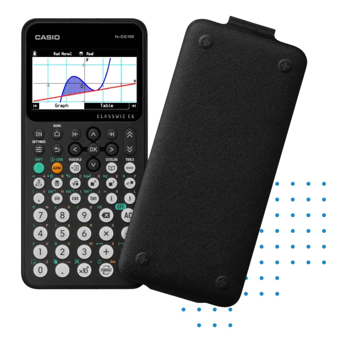 CALCULADORA GRÁFICA CASIO FX-CG100 CLASSWIZ® 3D Y PYTHON NEGRO - 1