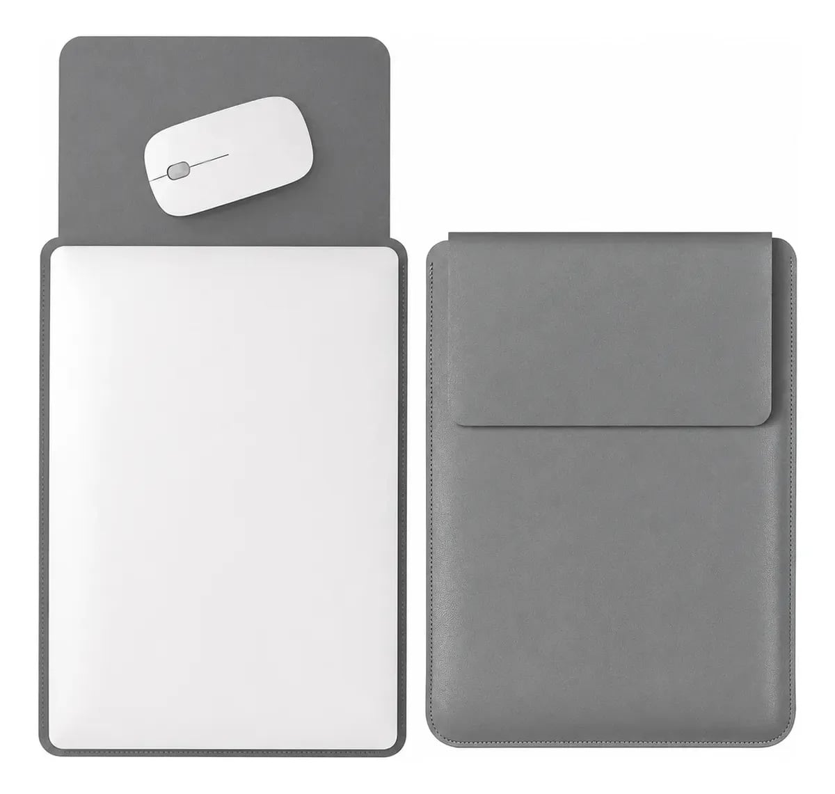 MALETIN CASE ESTUCHE PA MACBOOK PRO AIR M1 M2 13 14 GRIS - 1