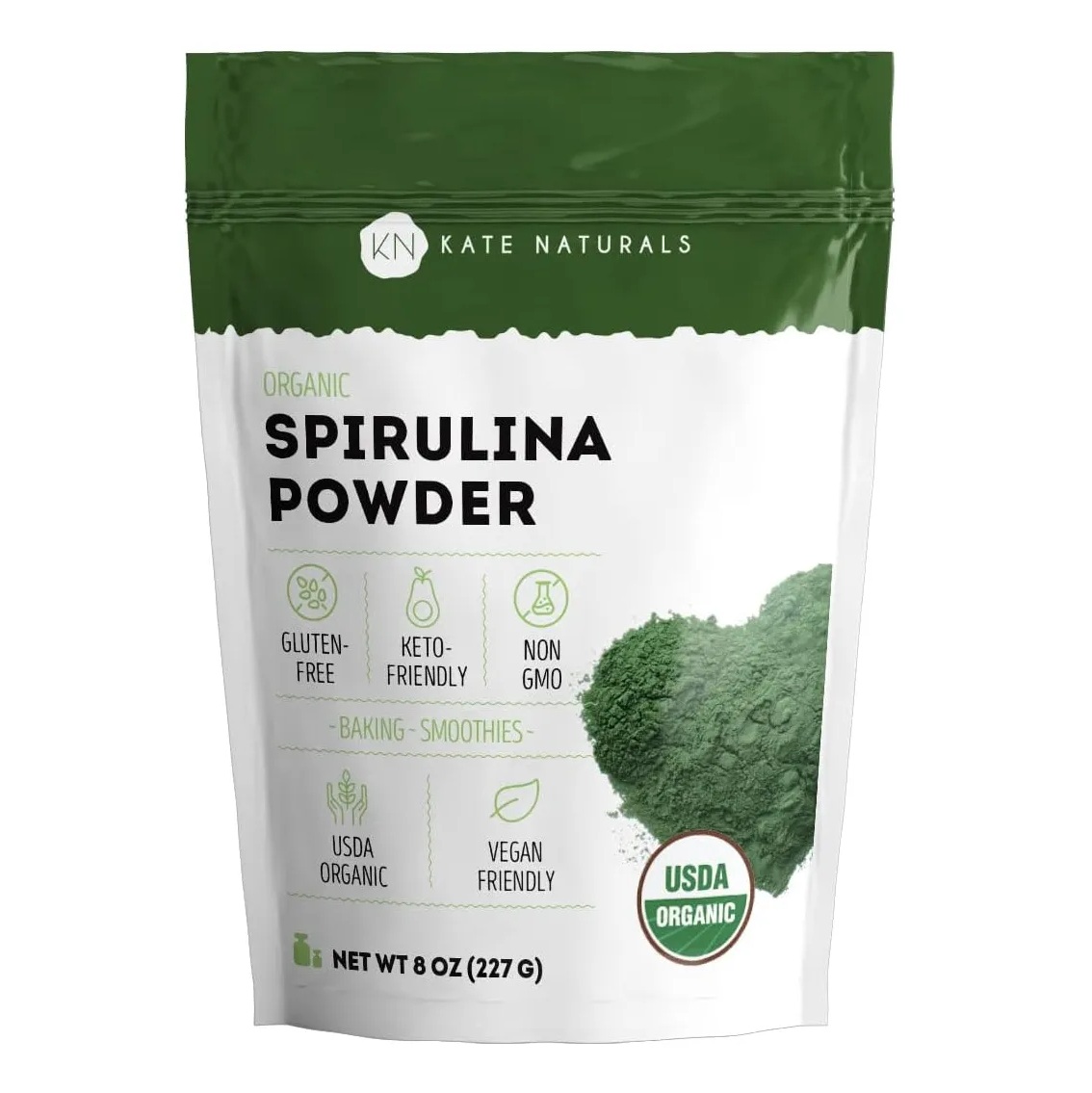 ESPIRULINA EN POLVO ORGANICA KATE NATURALS AMERICANA - 1