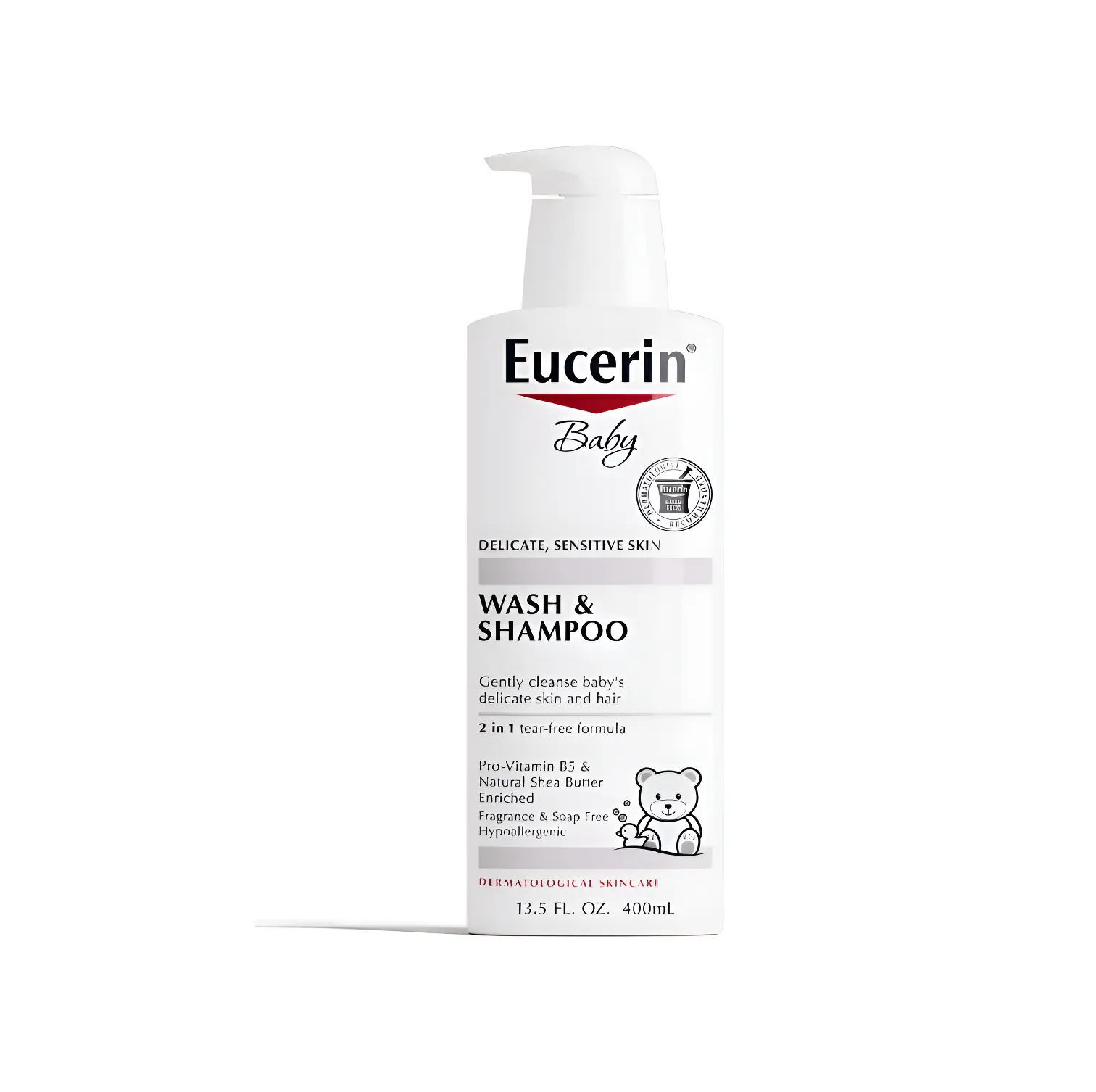 EUCERIN BABY WASH Y SHAMPOO 400ML ABIERTO - 1