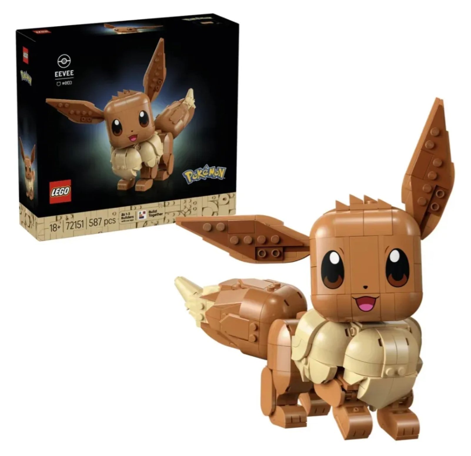 LEGO POKEMON EEVE SET 72151 587 PIEZAS - 1