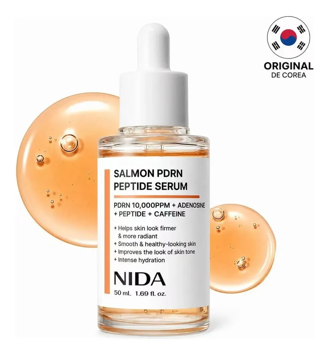 NIDA SERÚM ROSTRO PDRN 10,000PPM, ADENOSINA, PÉPTIDOS SALMON - 1