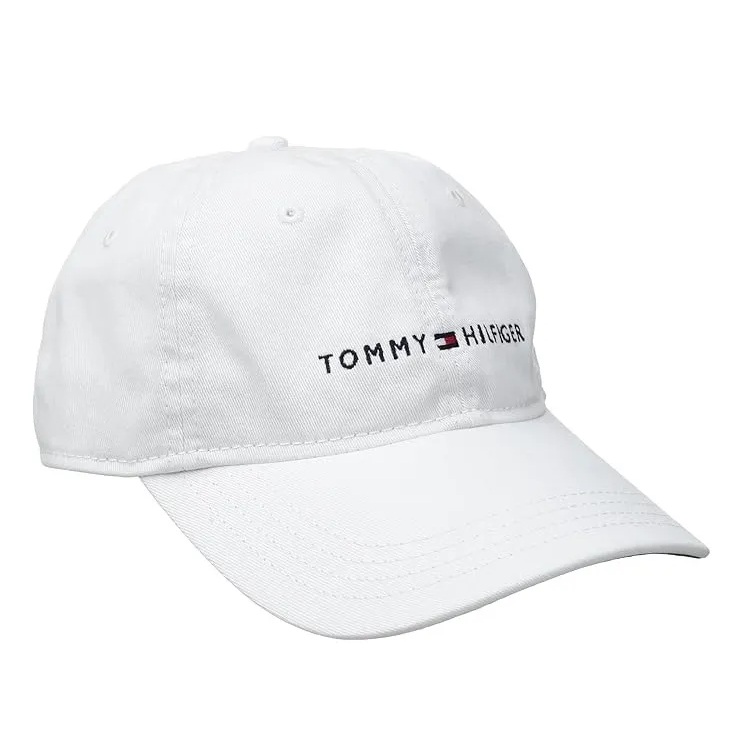 GORRA DE ALGODÓN TOMMY HILFIGER CLASICA BLANCO BLANCA - 1