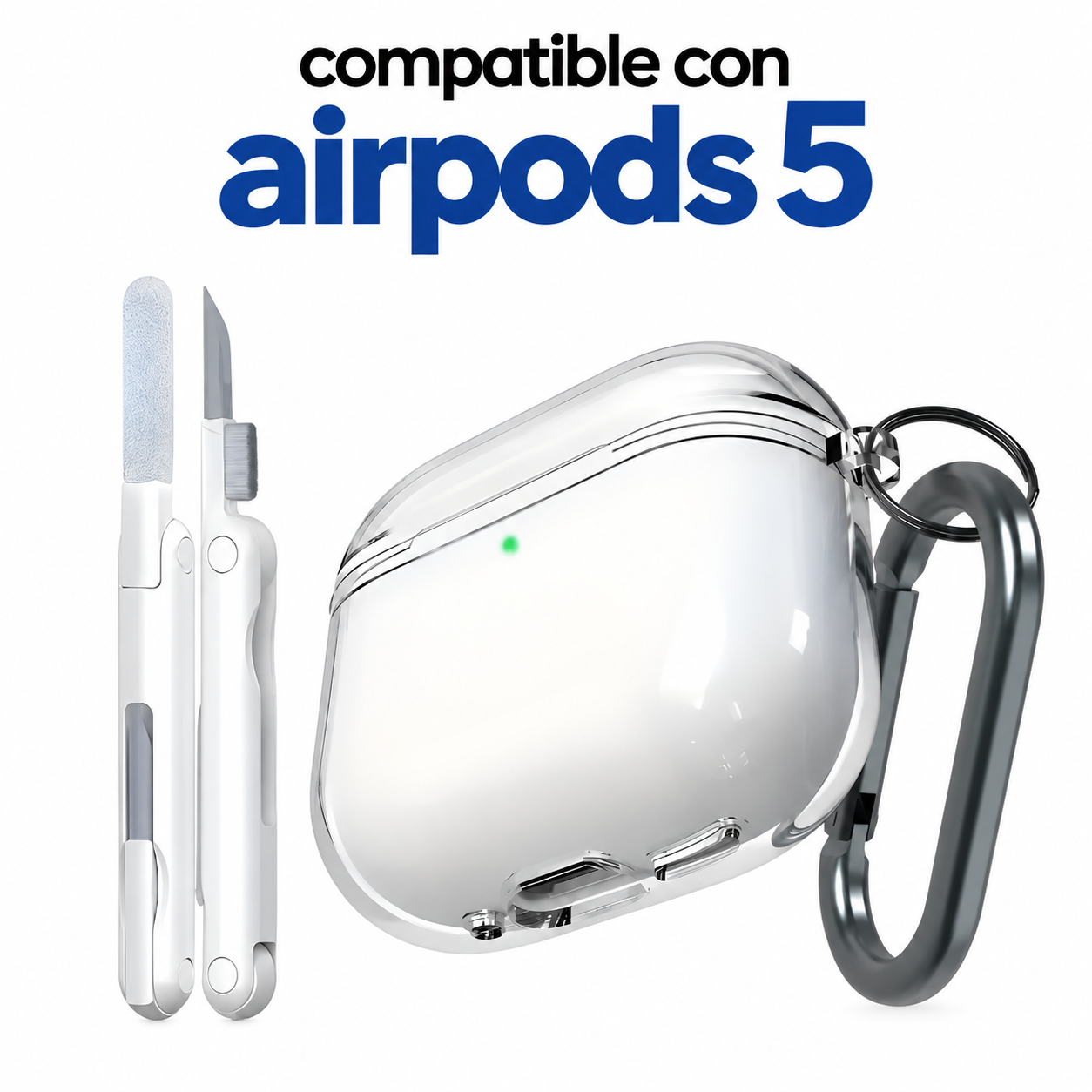 CASE PROTECTOR FUNDA COMPATIBLE CON AIRPODS 5 DEL 2026 - 1