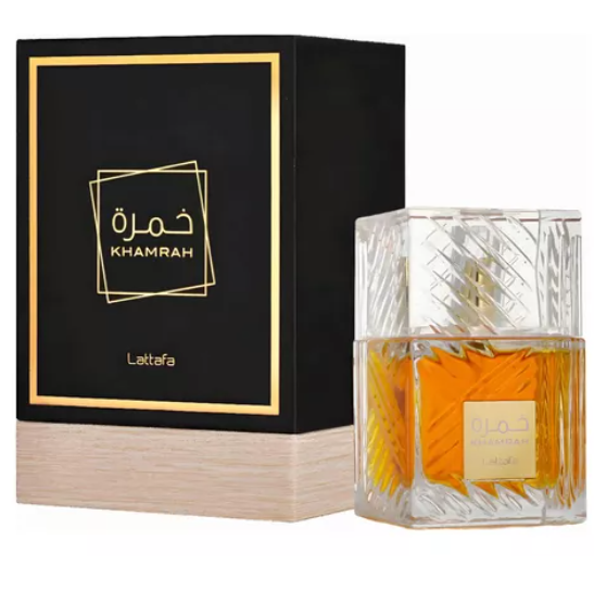 PERFUME KHAMRAH BY LATTAFA UNISEX EDP 100ML CAJA ABIERTA - 1