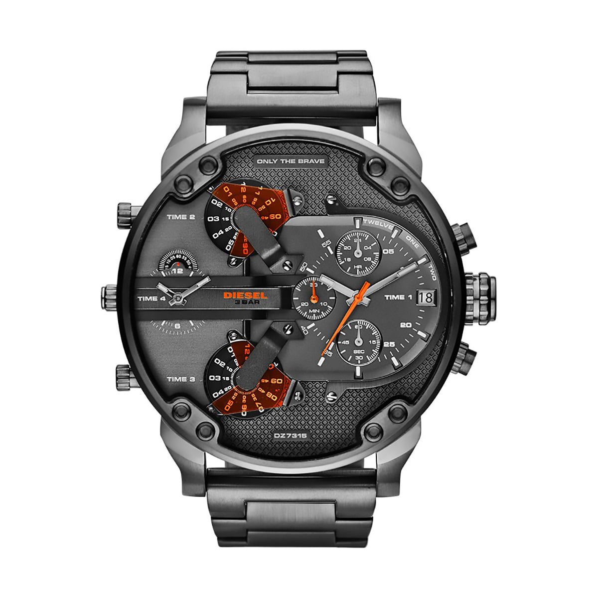 RELOJ DIESEL DZ7315 GREY MR. DADDY 2.0 NUEVO PARA CABALLERO GENUINO - 1