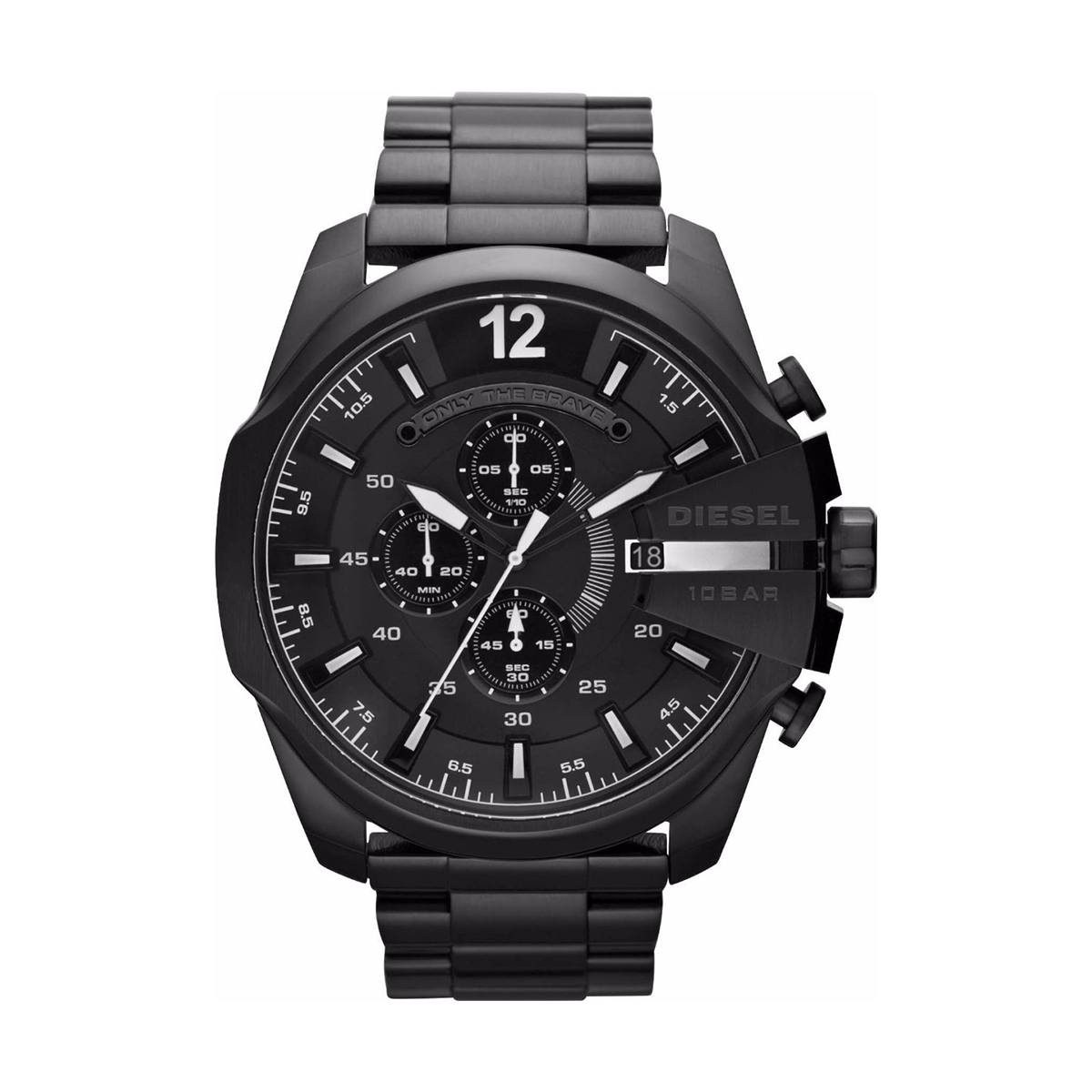 RELOJ DIESEL HOMBRE ANÁLOGO DZ4283 MEGACHIEF BLACK GENUINO NUEVO - 1