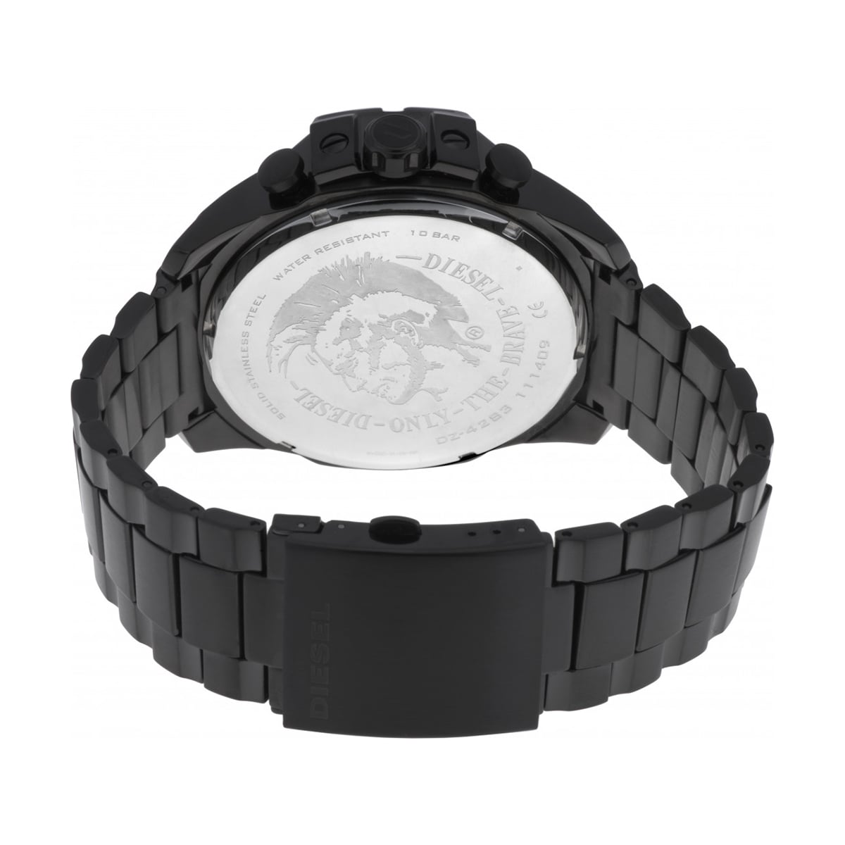 RELOJ DIESEL HOMBRE ANÁLOGO DZ4283 MEGACHIEF BLACK GENUINO NUEVO - 2