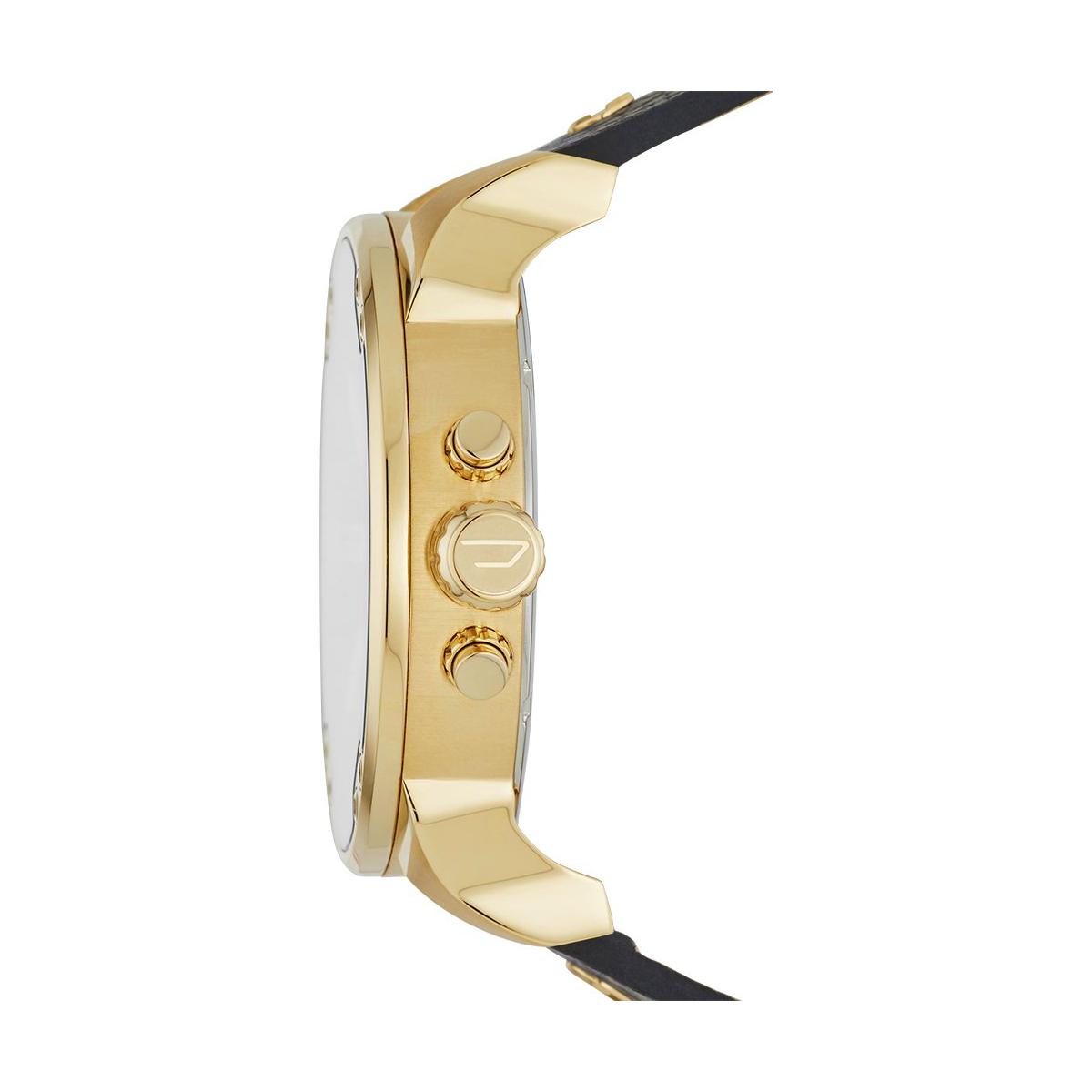 RELOJ DIESEL HOMBRE ANÁLOGO DZ7371 MR DADDY 2 BLACK LEATHER AND GOLD - 2