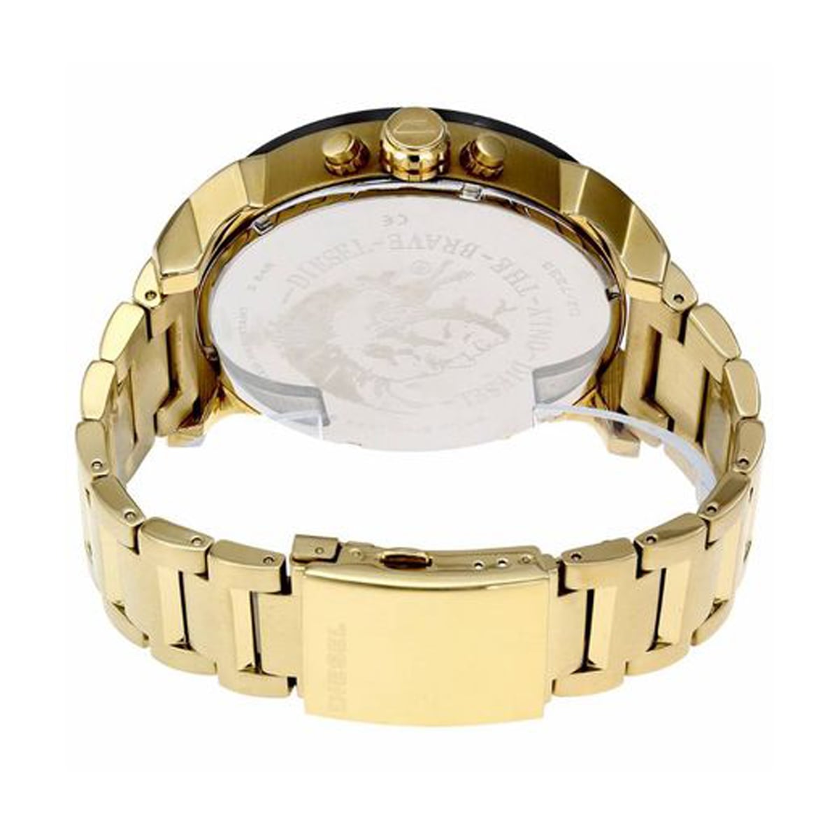 RELOJ DIESEL HOMBRE ANÁLOGO DZ7333 MR DADDY 2 GOLD AND BLACK NUEVO CAJA GENUINO - 2