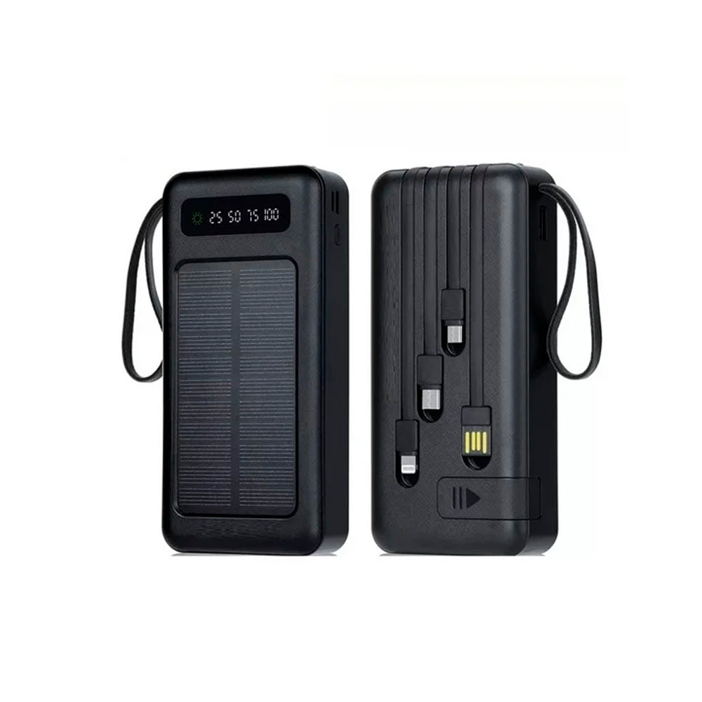 CARGADOR PORTÁTIL POWER BANK 15000 MAH DEMGEL NEGRO CARGA RÁPIDA - 1