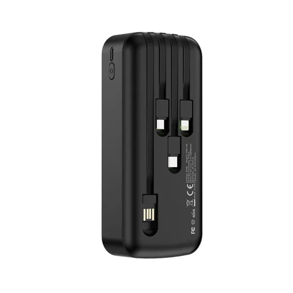 CARGADOR PORTÁTIL POWER BANK 15000 MAH DEMGEL NEGRO CARGA RÁPIDA - 2