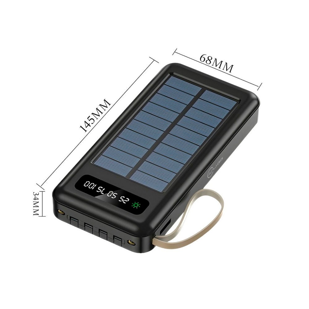 CARGADOR PORTÁTIL POWER BANK 15000 MAH DEMGEL NEGRO CARGA RÁPIDA - 3