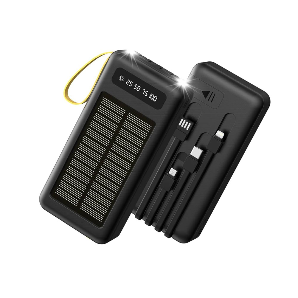 CARGADOR PORTÁTIL POWER BANK 15000 MAH DEMGEL NEGRO CARGA RÁPIDA - 4