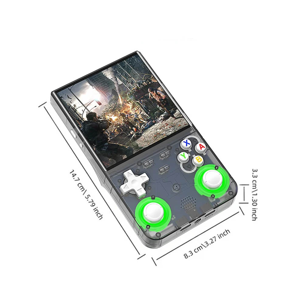 CONSOLA DE VIDEOJUEGOS PORTÁTIL RETRO R36 ULTRA HD NEGRO FUNDA GRATIS - 2