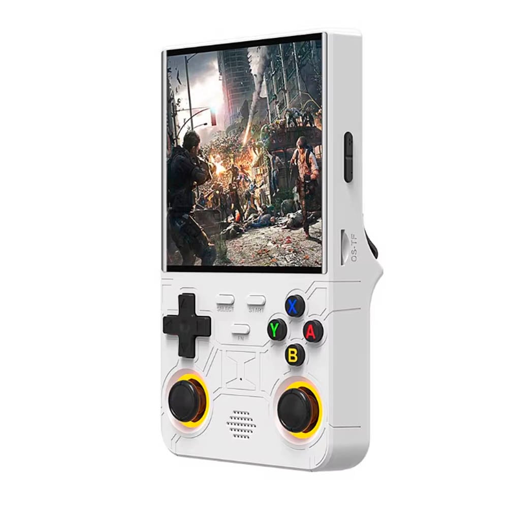 CONSOLA DE VIDEOJUEGOS PORTÁTIL RETRO R36 ULTRA HD BLANCO FUNDA GRATIS - 2