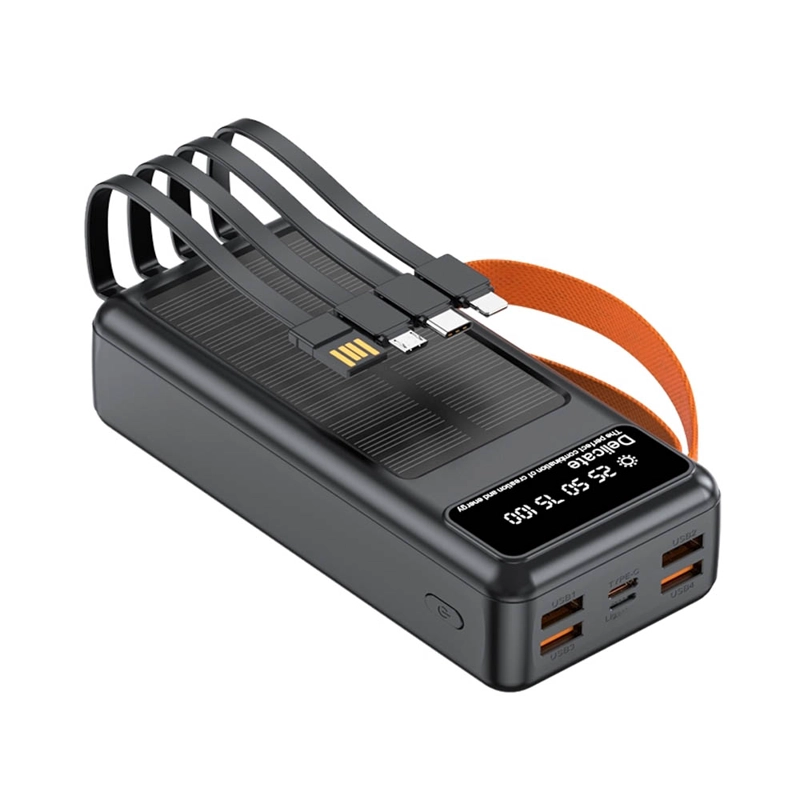 CARGADOR PORTÁTIL POWER BANK 45 000 MAH DE-2010 DEMGEL CARGA SOLAR - 1