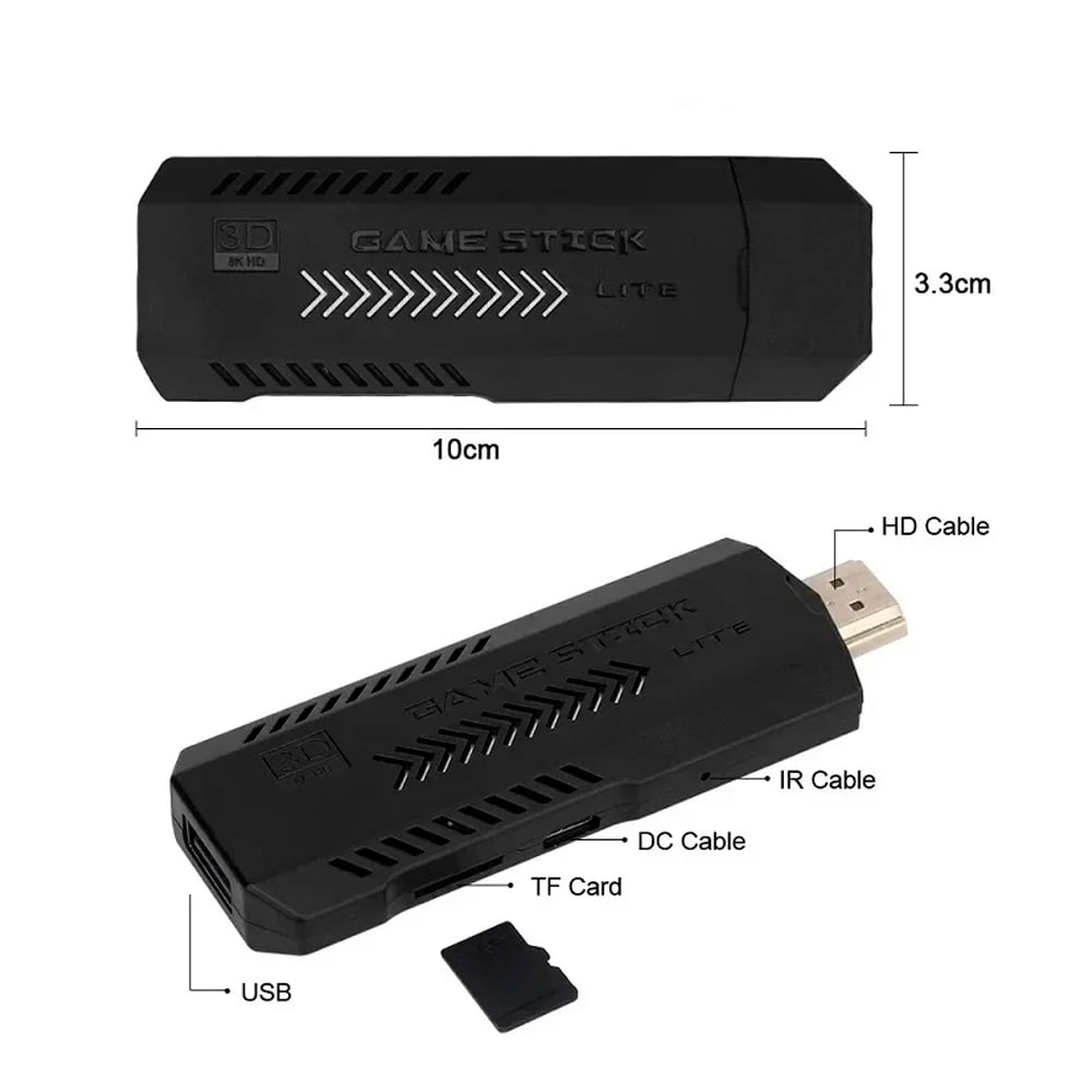 CONSOLA VIDEOJUEGOS X2 ULTRA 128GB 40000 JUEGOS MANDOS RECARGABLES - 2