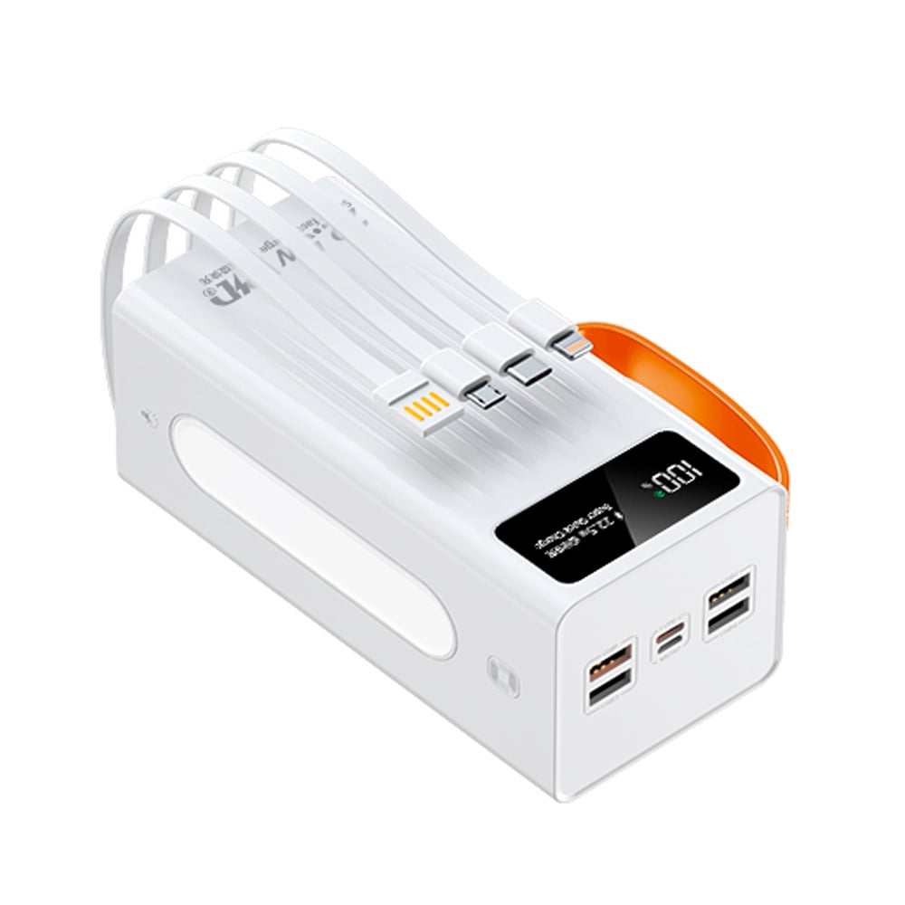 CARGADOR PORTÁTIL POWER BANK SANCI 60000 MAH CARGA SUPER RÁPIDA PD 65 W BLANCO - 1