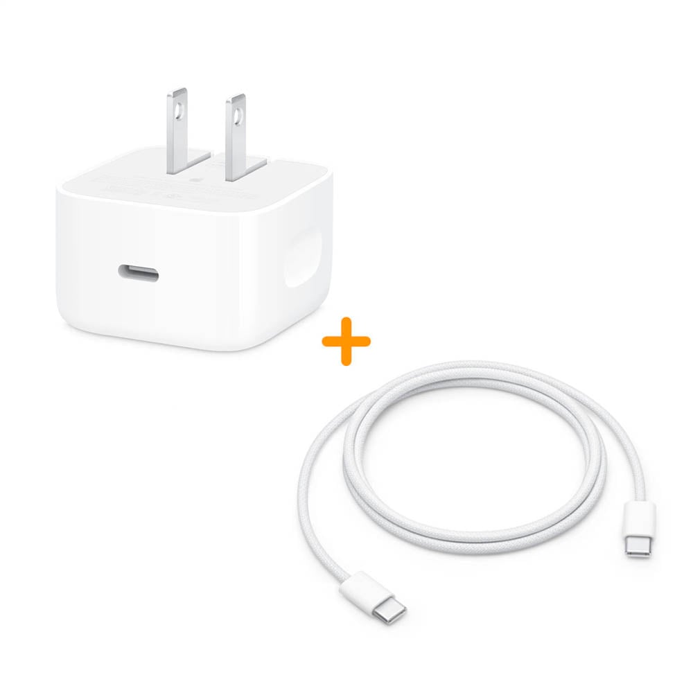 CUBO CARGADOR 40W MÁX 60W + CABLE USB-C 1M CARGA RÁPIDA PARA IPHONE - 1