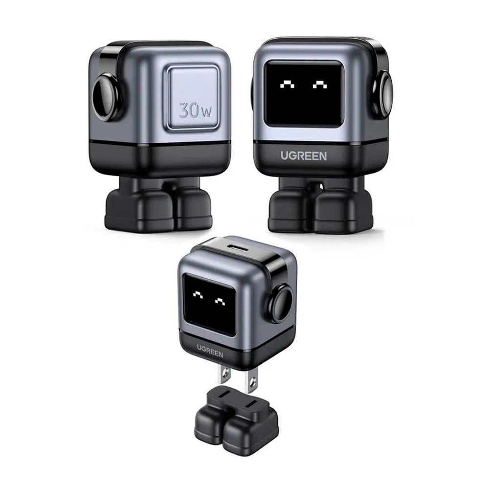CARGADOR UGREEN UNO RG 30W ROBOT GAN USB-C CD359 - 2