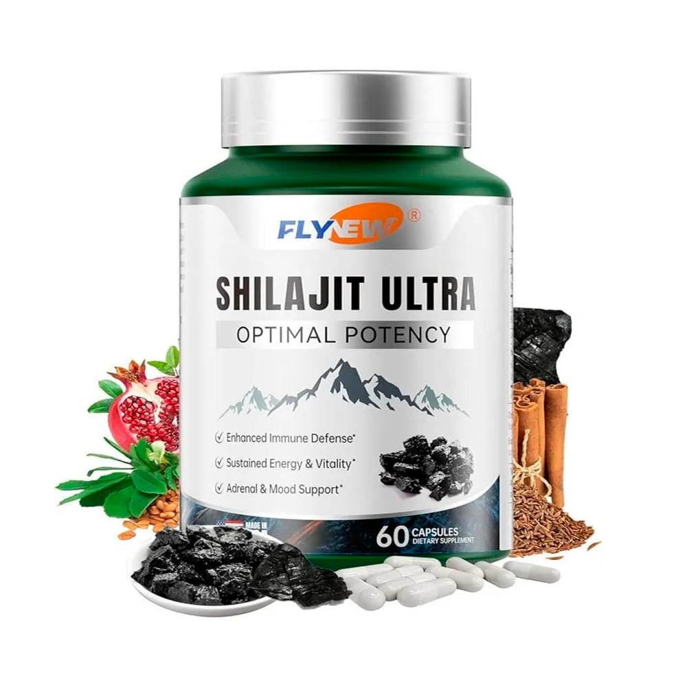 SHILAJIT ULTRA - SUPLEMENTO PREMIUM PARA ENERGÍA Y VITALIDAD 60 CAPSULAS - 1
