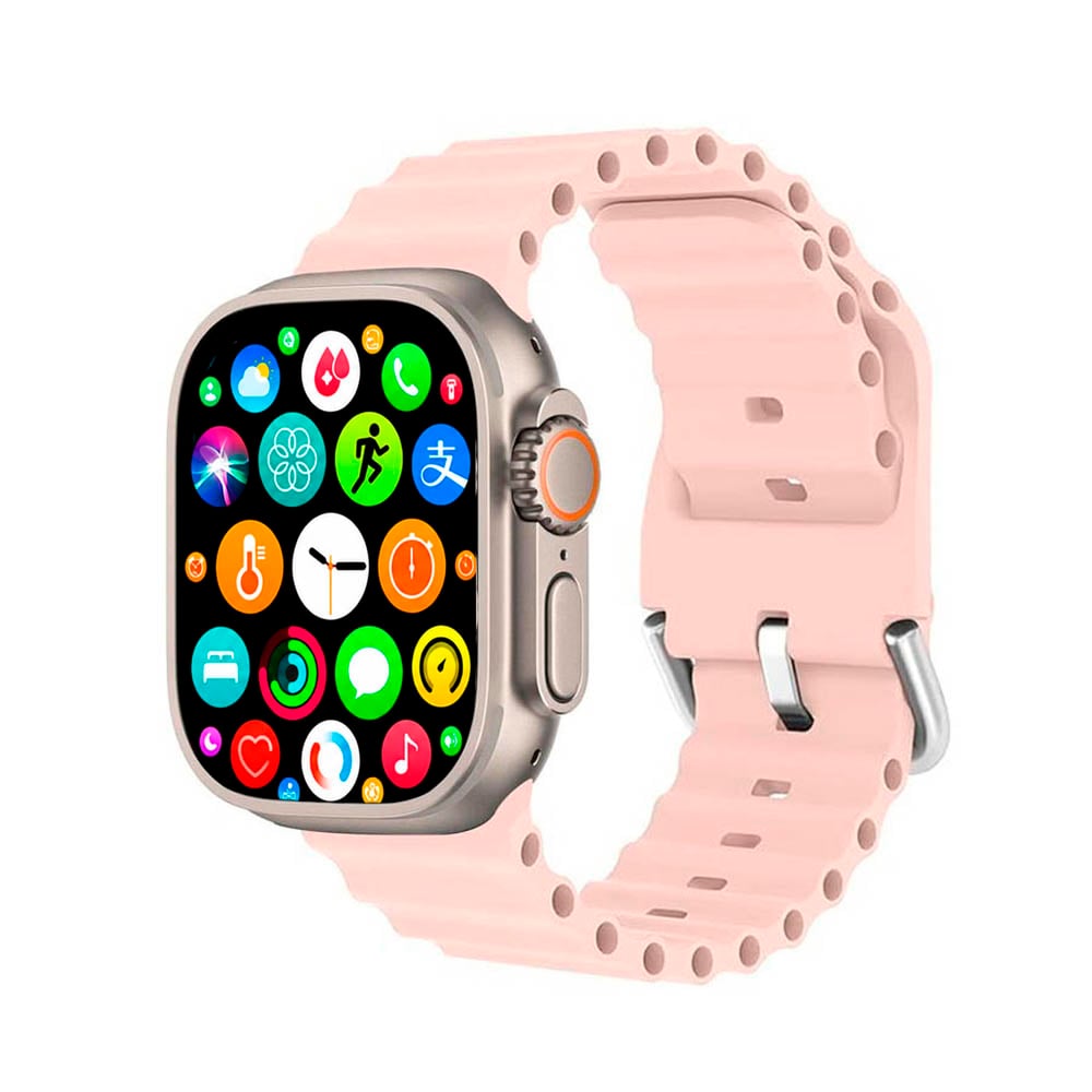 SMARTWATCH LAXASFIT ULTRA MAX SERIE 10 ROSA BLUETOOTH 2.19 - 2