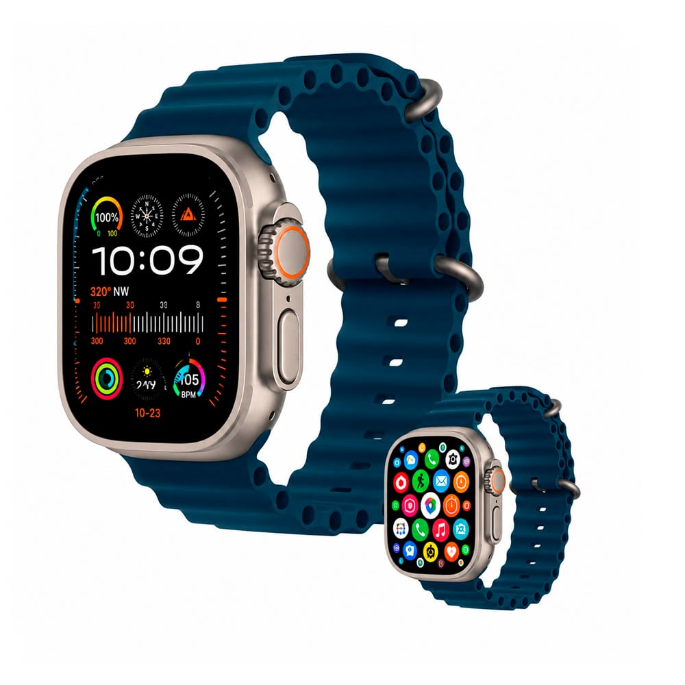 SMARTWATCH LAXASFIT ULTRA MAX SERIE 10 AZUL BLUETOOTH 2.19 - 1