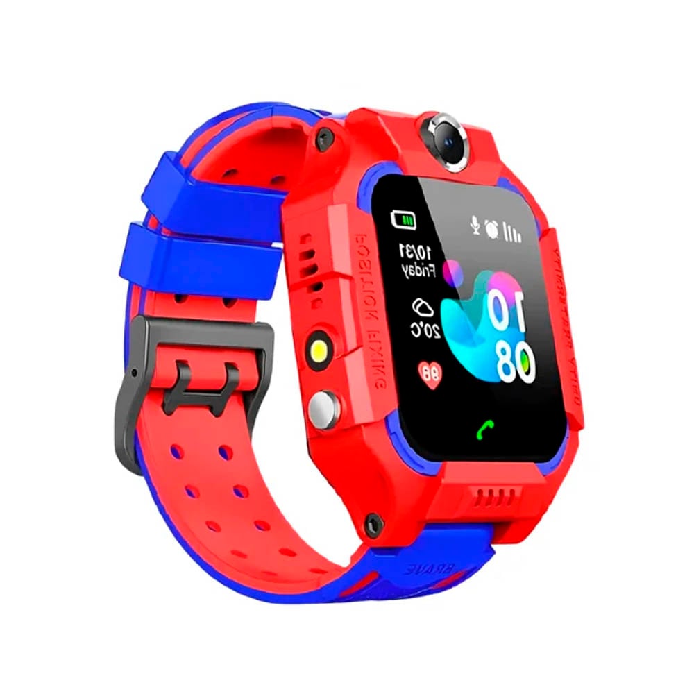 SMARTWATCH NIÑOS CON CHIP Q19 ROJO LLAMADAS, RASTREO, CÁMARA Y SOS - 1