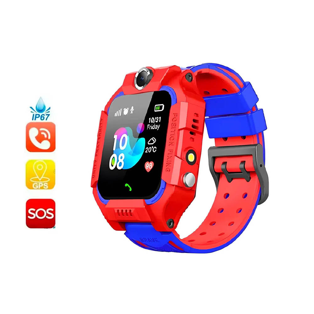 SMARTWATCH NIÑOS CON CHIP Q19 ROJO LLAMADAS, RASTREO, CÁMARA Y SOS - 3