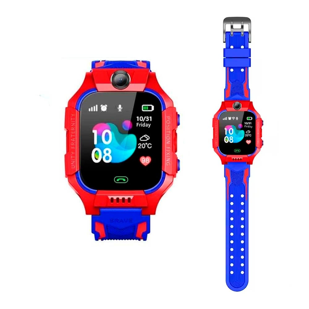 SMARTWATCH NIÑOS CON CHIP Q19 ROJO LLAMADAS, RASTREO, CÁMARA Y SOS - 4