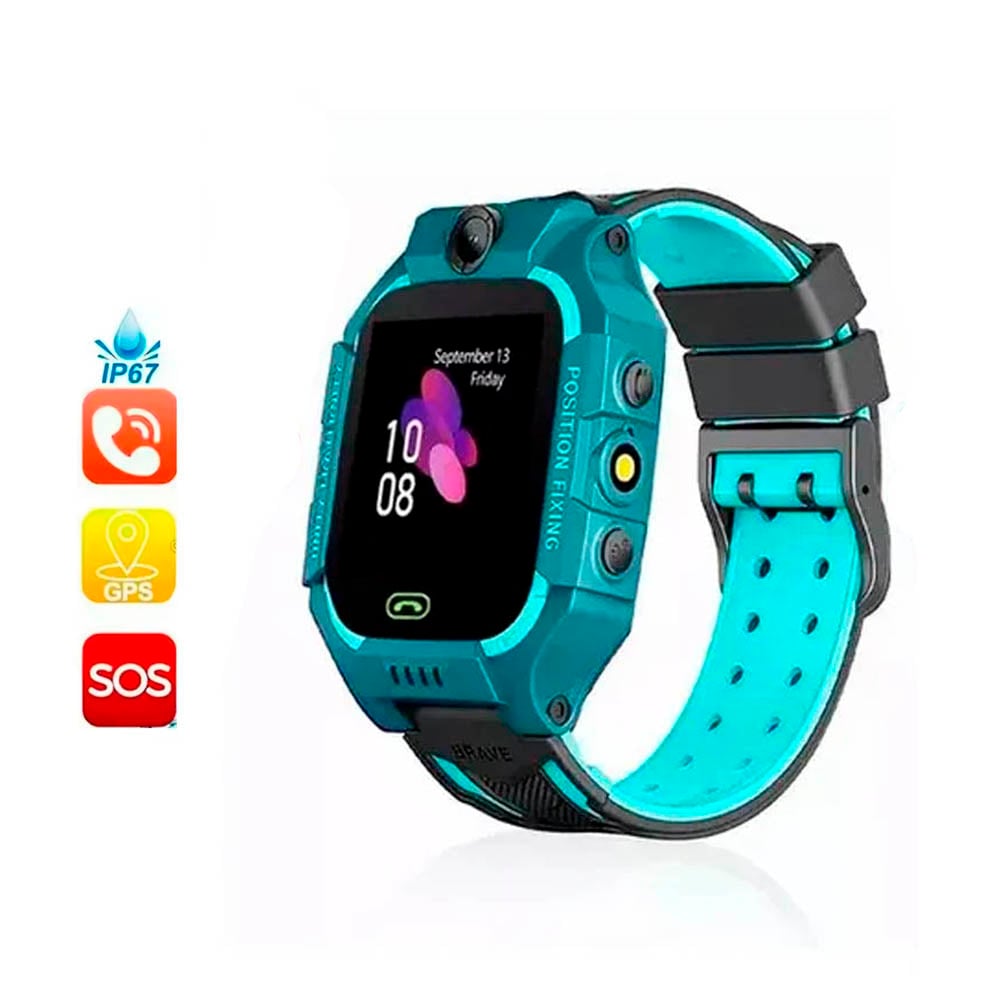 SMARTWATCH NIÑOS CON CHIP Q19 VERDE LLAMADAS, RASTREO, CÁMARA Y SOS - 3