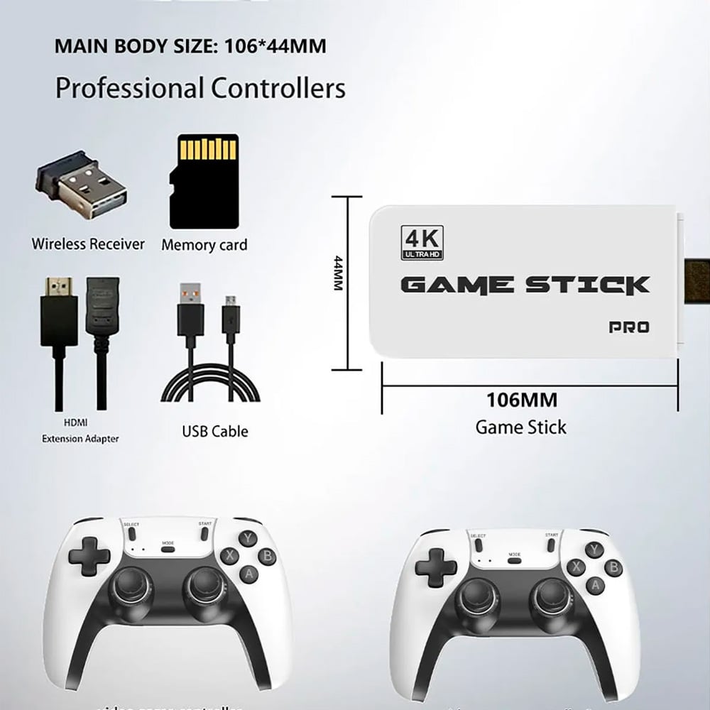 CONSOLA RETRO M8-4K CON MAS DE 20 000 VIDEOJUEGOS CON MANDOS INALÁMBRICOS - 5