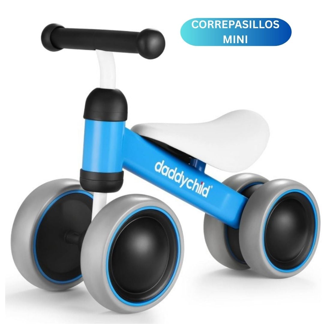 BICICLETA TRICICLO CORREPASILLOS PARA NIÑOS - AZUL - 1