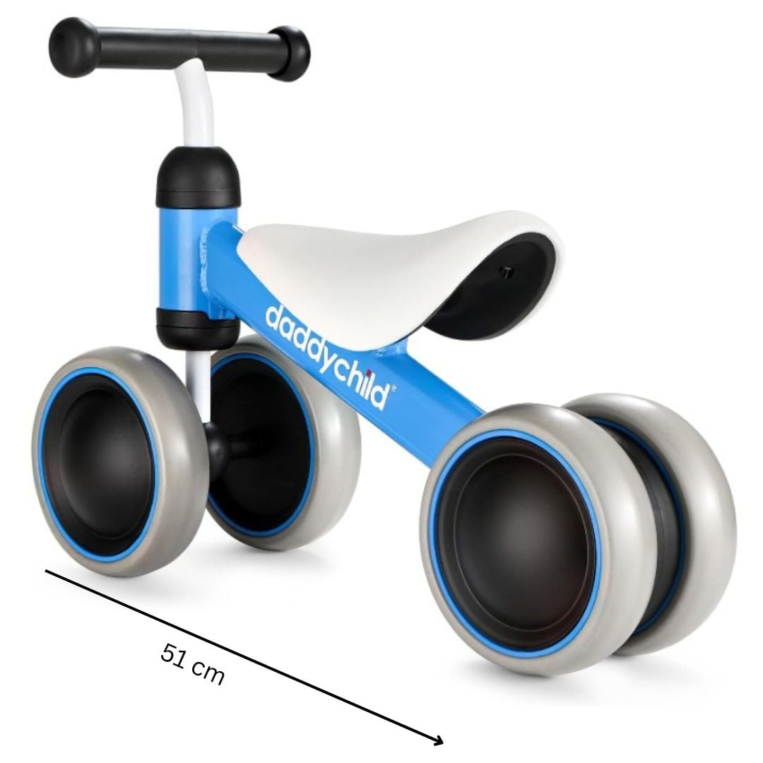 BICICLETA TRICICLO CORREPASILLOS PARA NIÑOS - AZUL - 2