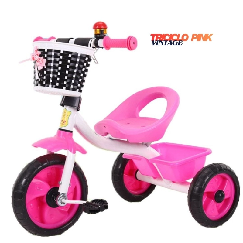 TRICICLO PARA NIÑOS VINTAGE FLEX PINK - 1