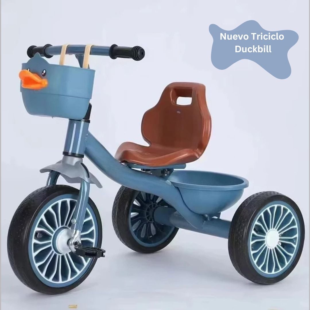 TRICICLO PARA NIÑOS MULTIFUNCIONAL DUCKBILL AZUL - 1