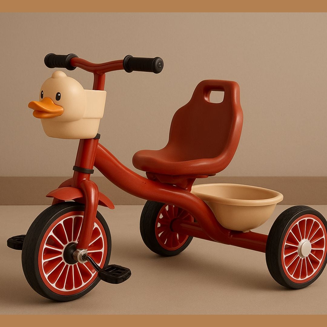 TRICICLO PARA NIÑOS MULTIFUNCIONAL DUCKBILL ROJO - 3