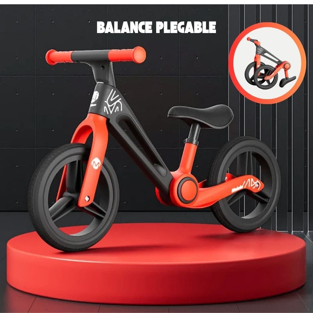 BICICLETA BALANCE PLEGABLE PARA NIÑOS “STRIK” ROJO - 1