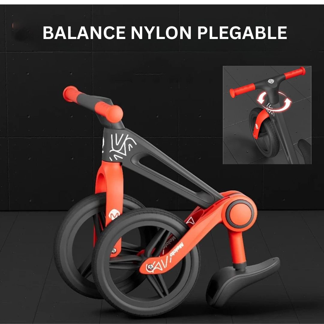 BICICLETA BALANCE PLEGABLE PARA NIÑOS “STRIK” ROJO - 3