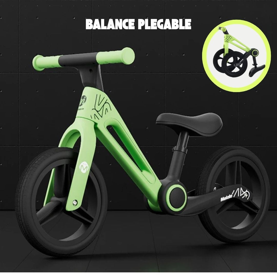 BICICLETA BALANCE PLEGABLE PARA NIÑOS “STRIK” VERDE - 1