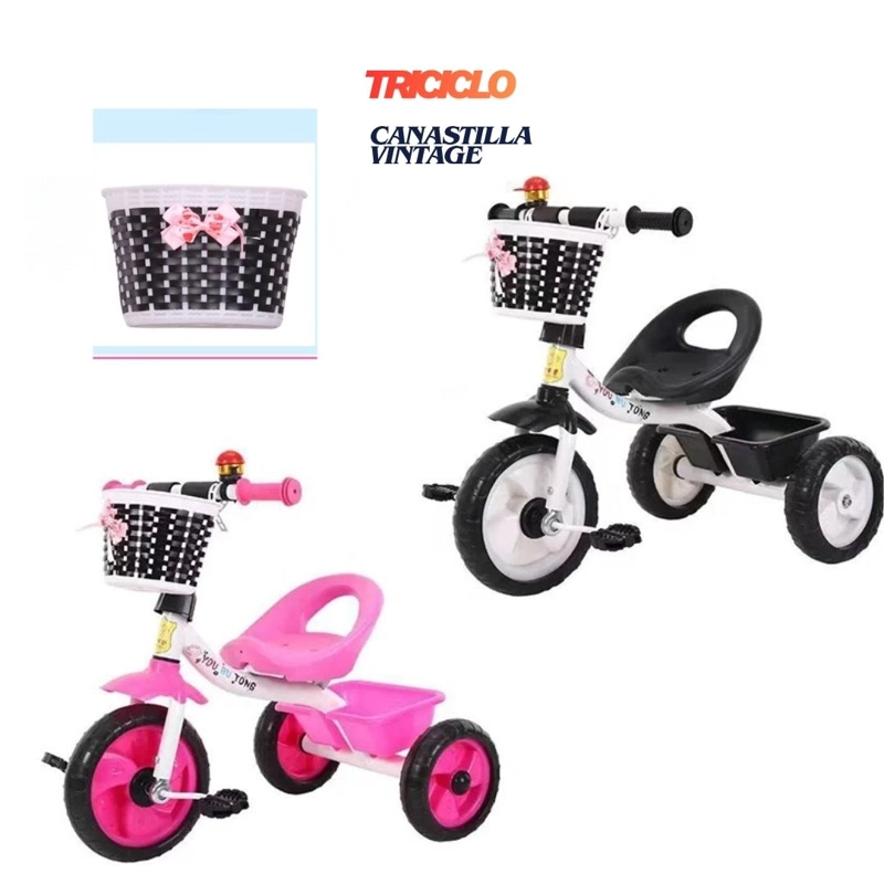 TRICICLO PARA NIÑOS VINTAGE FLEX COLOR BLANCO - 3