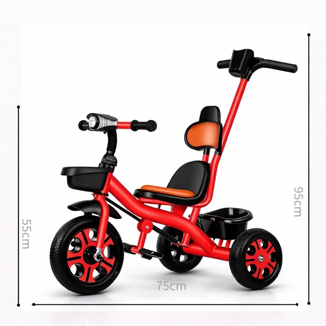 TRICICLO GUIADOR FLASH LIGTH PARA NIÑOS - 2