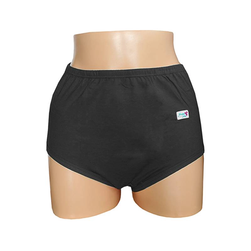 PACK X3 CALZÓN ALGODÓN MUJER SWEET COTTON NEGRO 957 TRUSA CLÁSICA - 3