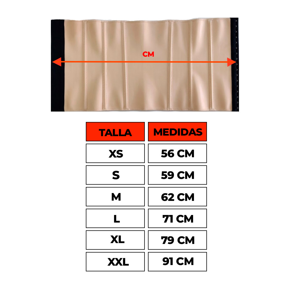 CINTURETE MUJER SILHOUETTE BEIGE 7 REDUCTOR - 2