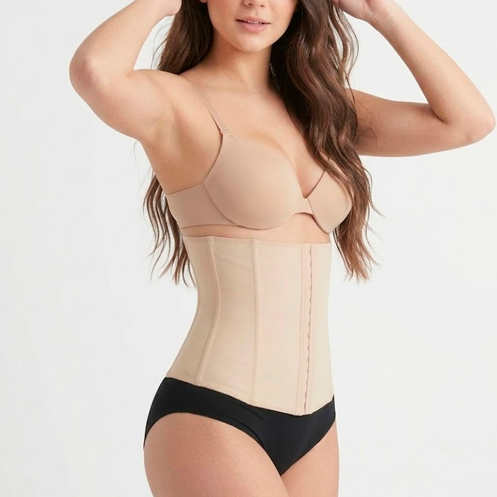 FAJA MUJER SILHOUETTE BEIGE 1821 CINTURETE REDUCTOR LÁTEX - 3