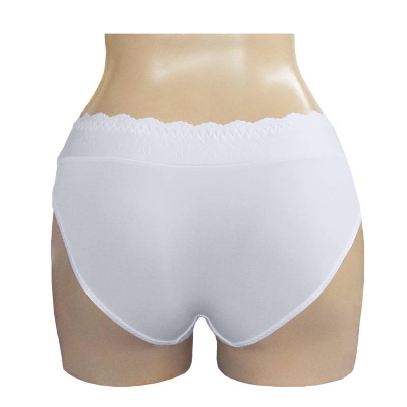BIKINI DESCADERADO EN MICROFIBRA PETER PAN BLANCO - 2