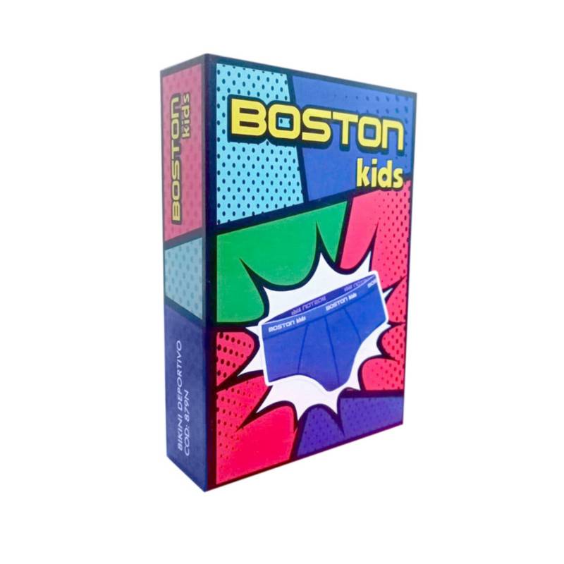 PACK 3 CALZONCILLOS NIÑO BOSTON GRIS CLARO 879N KIDS - 4